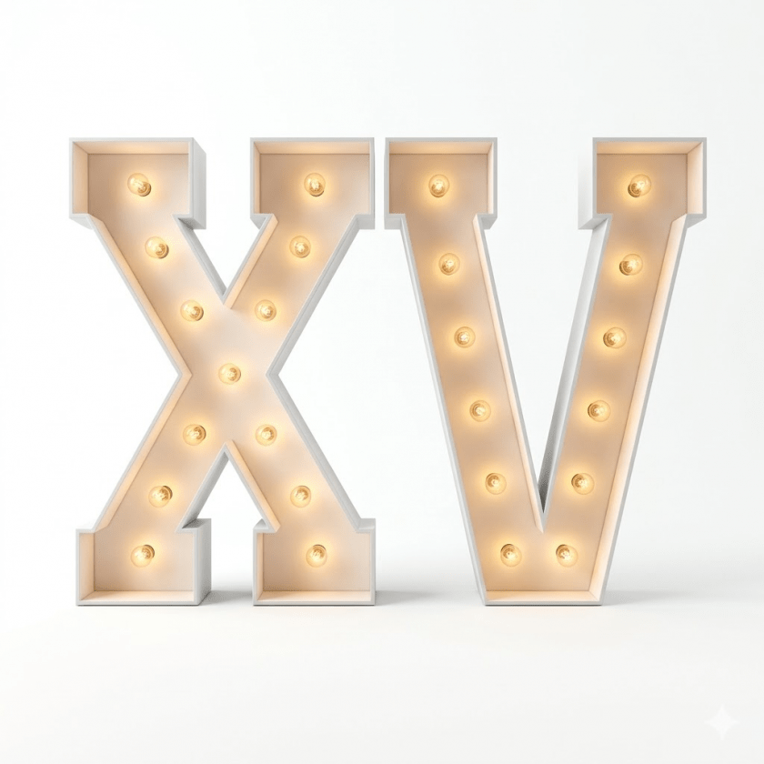 Marquee Letter 4ft XV