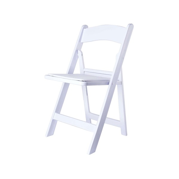 White Resin Chair